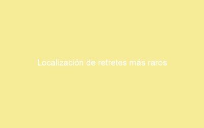 Localización de retretes más raros